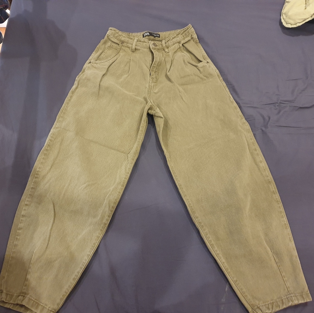 Zara Balloon Denim Jeans